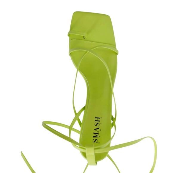 Smash Women's Tabby Wraparound Strappy Dress Sandals Green Size 11 - Picture 4 of 4